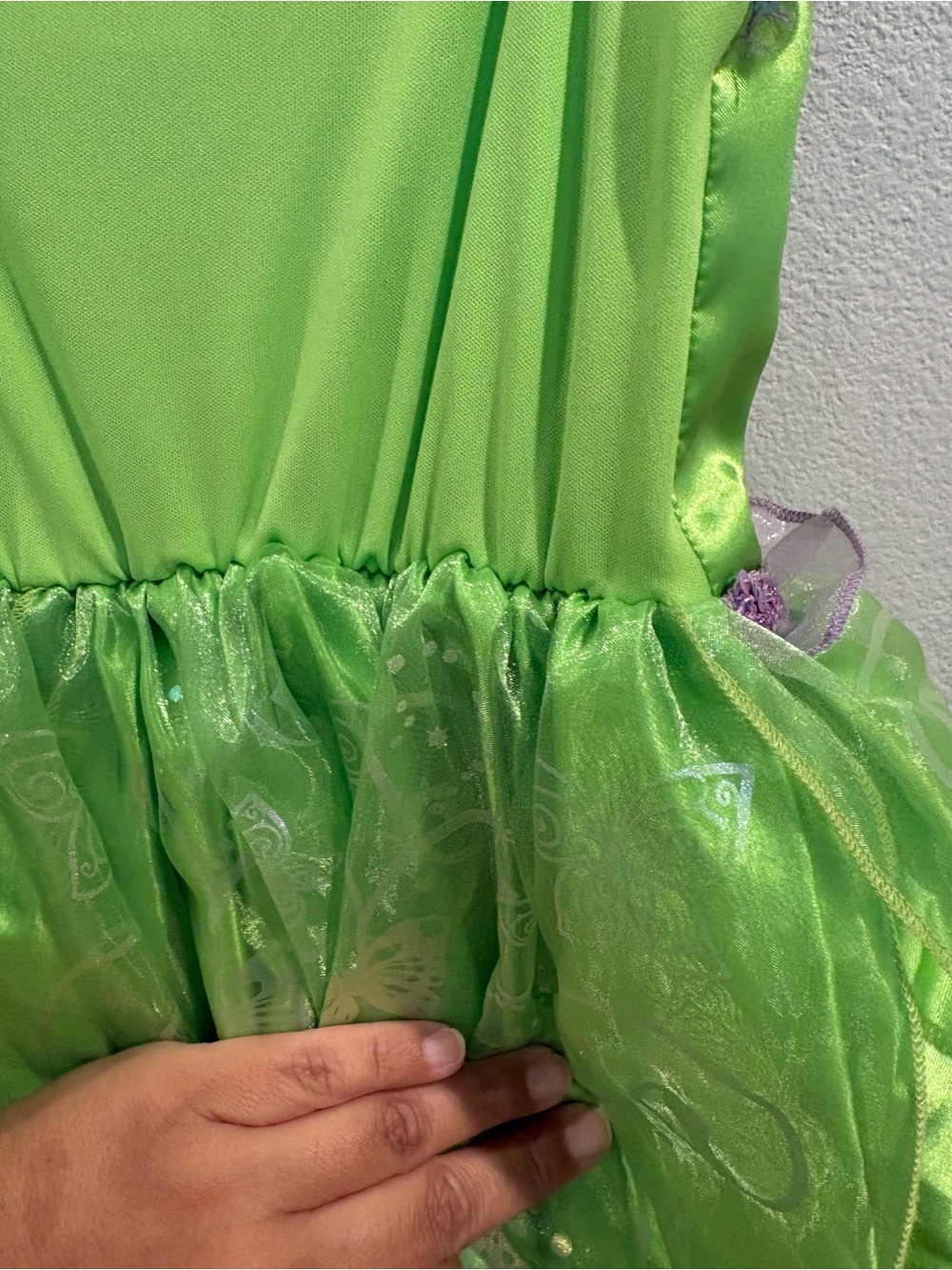Disney Store Tinker Bell Halloween Costume Toddler Girls Size 5/6 Fairy Princess - Picture 7 of 16